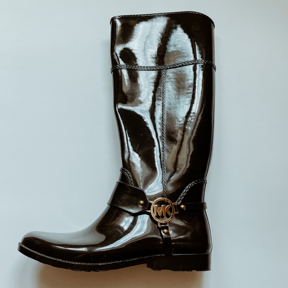 Michael Kors rain boots size 10